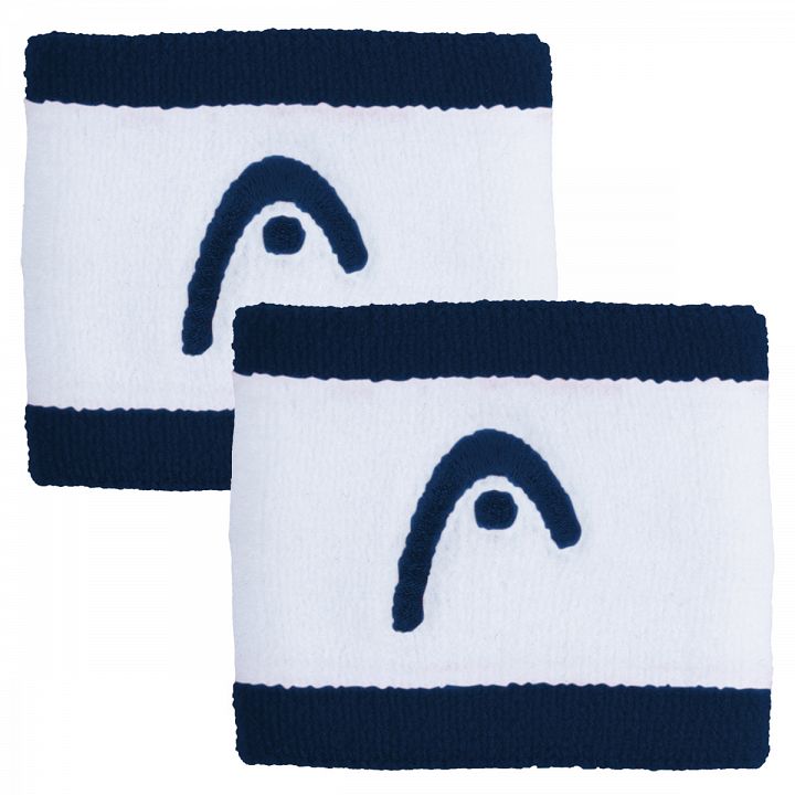 Head Striped Wristband 2.5" Navy / White